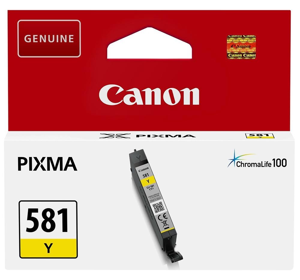Canon 2105C001 Ink Cartridge, Cli-581Y, Yellow