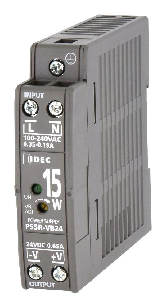 IDEC Ps5R-Vb24 Power Supply, Ac-Dc, 24V, 0.65A