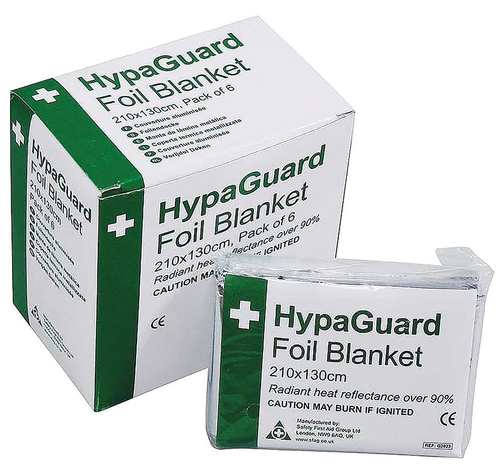 Safety First Aid Group Q2023T Emergency Foil Blanket (6Pk)