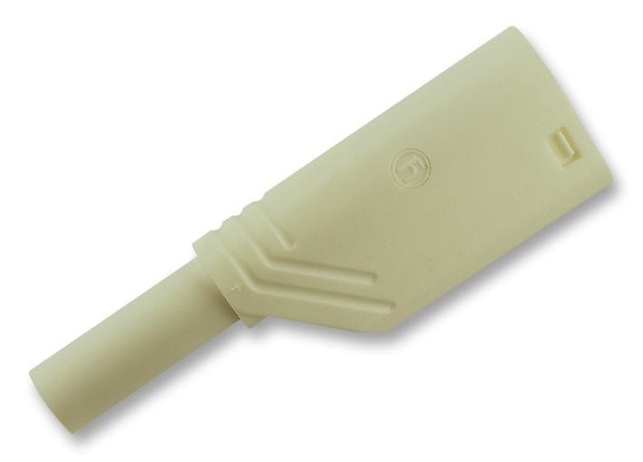 Hirschmann Test And Measurement 934099107 Safety, Plug, 4mm, White, Lmlh