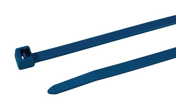 HellermannTyton 111-01225 Cable Tie, 100mm, Pa66Mp, Blue