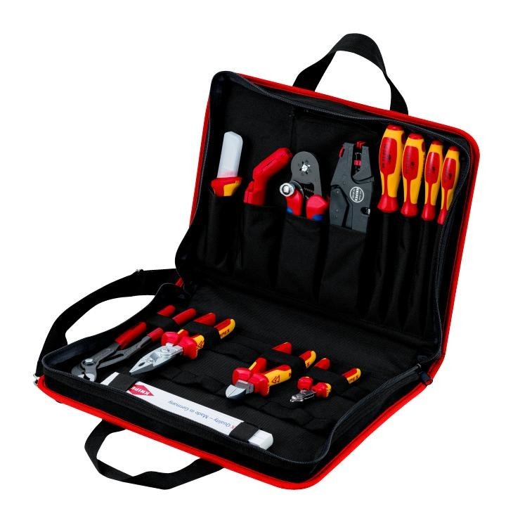 Knipex 00 21 11 Electric Kit, Tool Bag, Kompakt, 12Pc