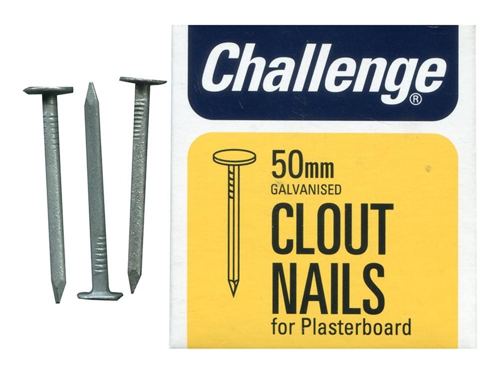 Challenge 12025 Clout Plasterboard Nails 50mm (225G)
