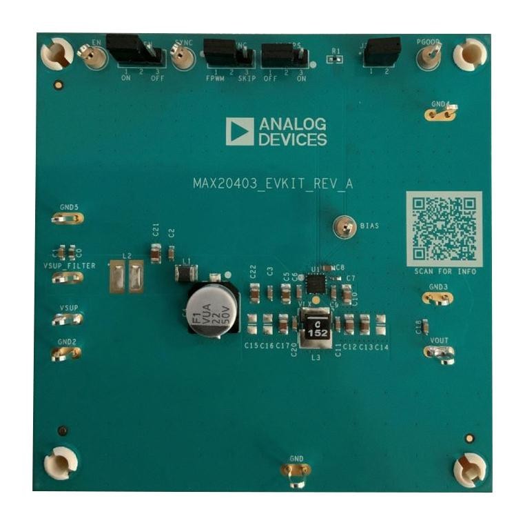 Maxim Integrated/analog Devices Max20403Evkit# Eval Kit, Synchronous Buck Regulator