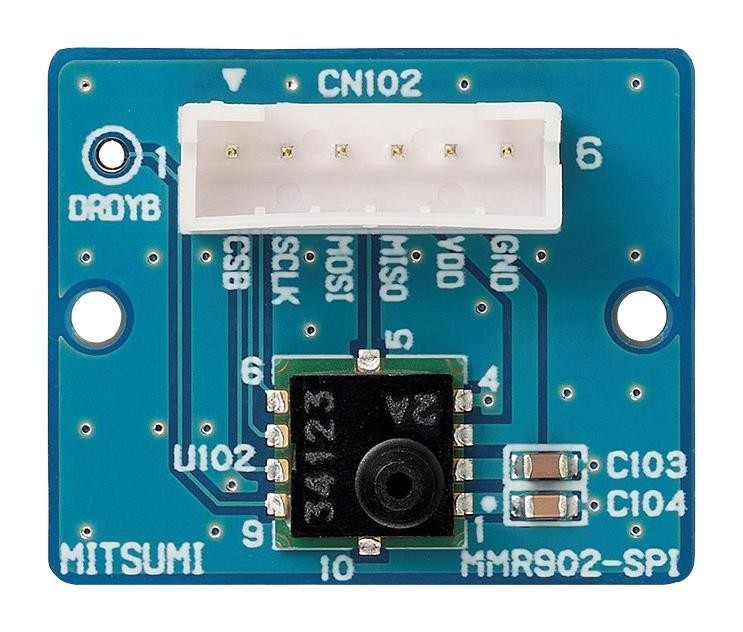 Mitsumi mmr902A34A Spi Board Sensor Board, Gauge Pressure, Arduino