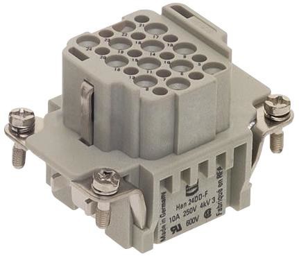 HARTING 09160243101 Han Module, Receptacle, 24Way, Crimp