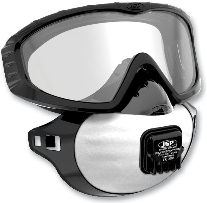 Jsp Age120-201-100 Filterspec Pro Resp/safety Goggle