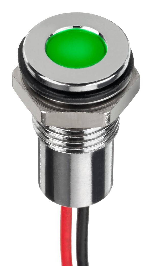 APEM Q6F5Cyyrg24E Led Panel Indicator, 6mm, Red/green