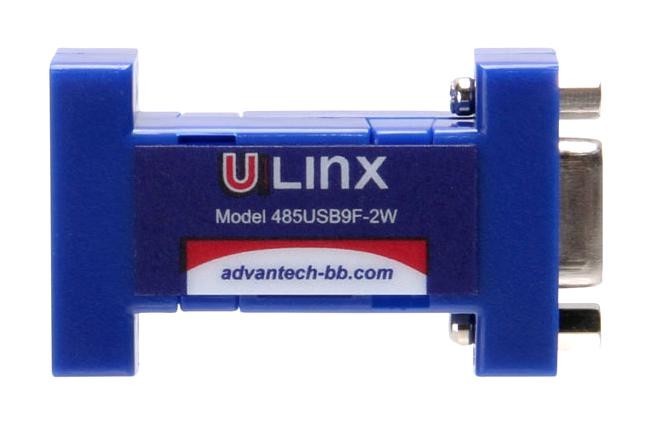 Advantech Bb-485Usb9F-2W Miniature Converter, Usb To Rs-485, 5Vdc