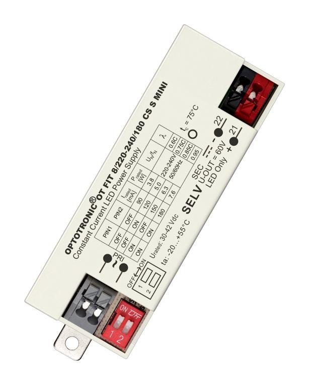 Osram Ot-Fit-8/220-240/180-Cs-S-Mini Led Driver, Constant Current, 7.6W