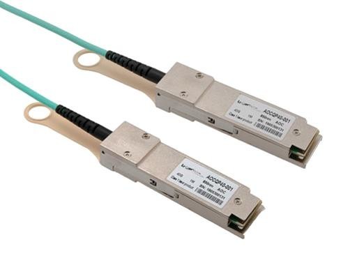 L-Com Aocqp28100-007 Comp Cable, 38P Qsfp28 Plug-Plug, 23Ft