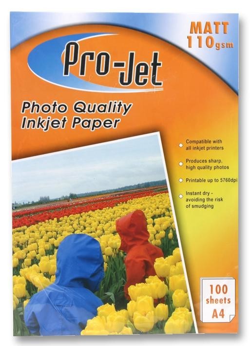 Projet Projet M110100 Paper, Photo, A4, Matt, 110G, X100