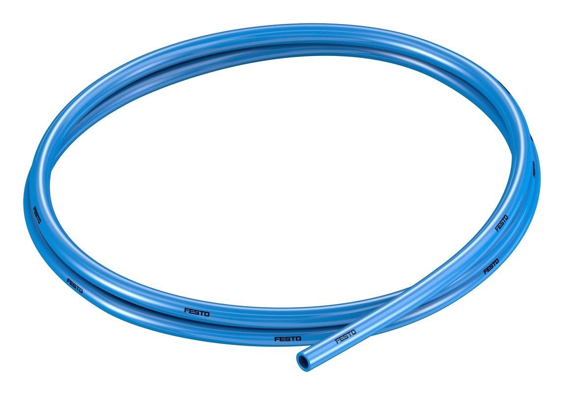 Festo Pun-H-6X1-Bl Plastic Tubing, 10Bar, Pu, 50M, Blue