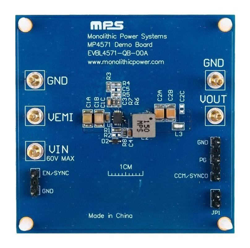Monolithic Power Systems (Mps) Evbl4571-Qb-00A Eval Board, Synchronous Step Down Conv