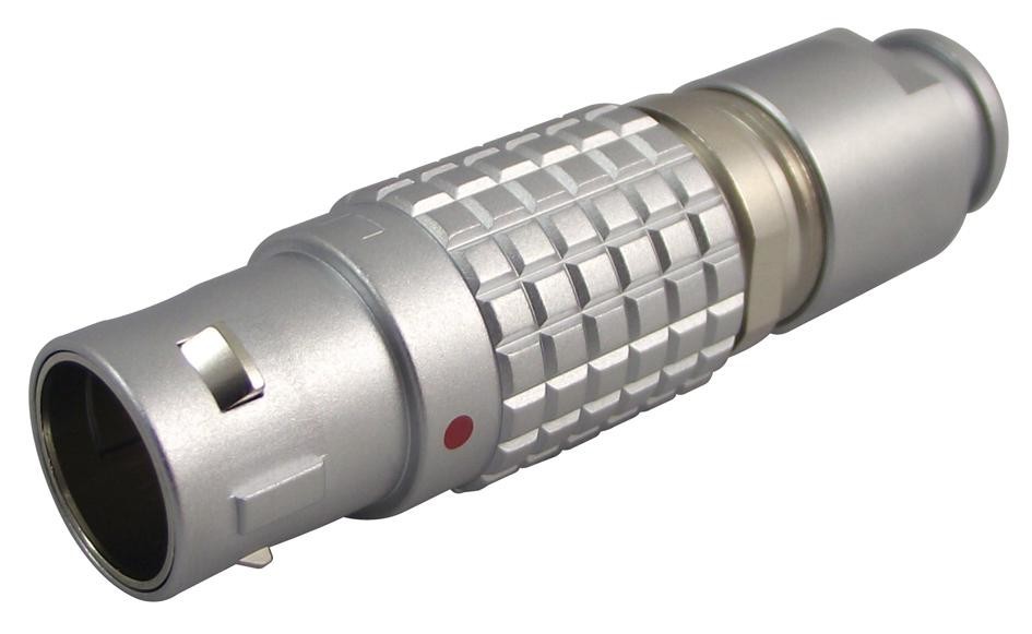 LEMO Fgg.2B.304.clad92Z Circular Connector, Plug, 4 Way, Cable