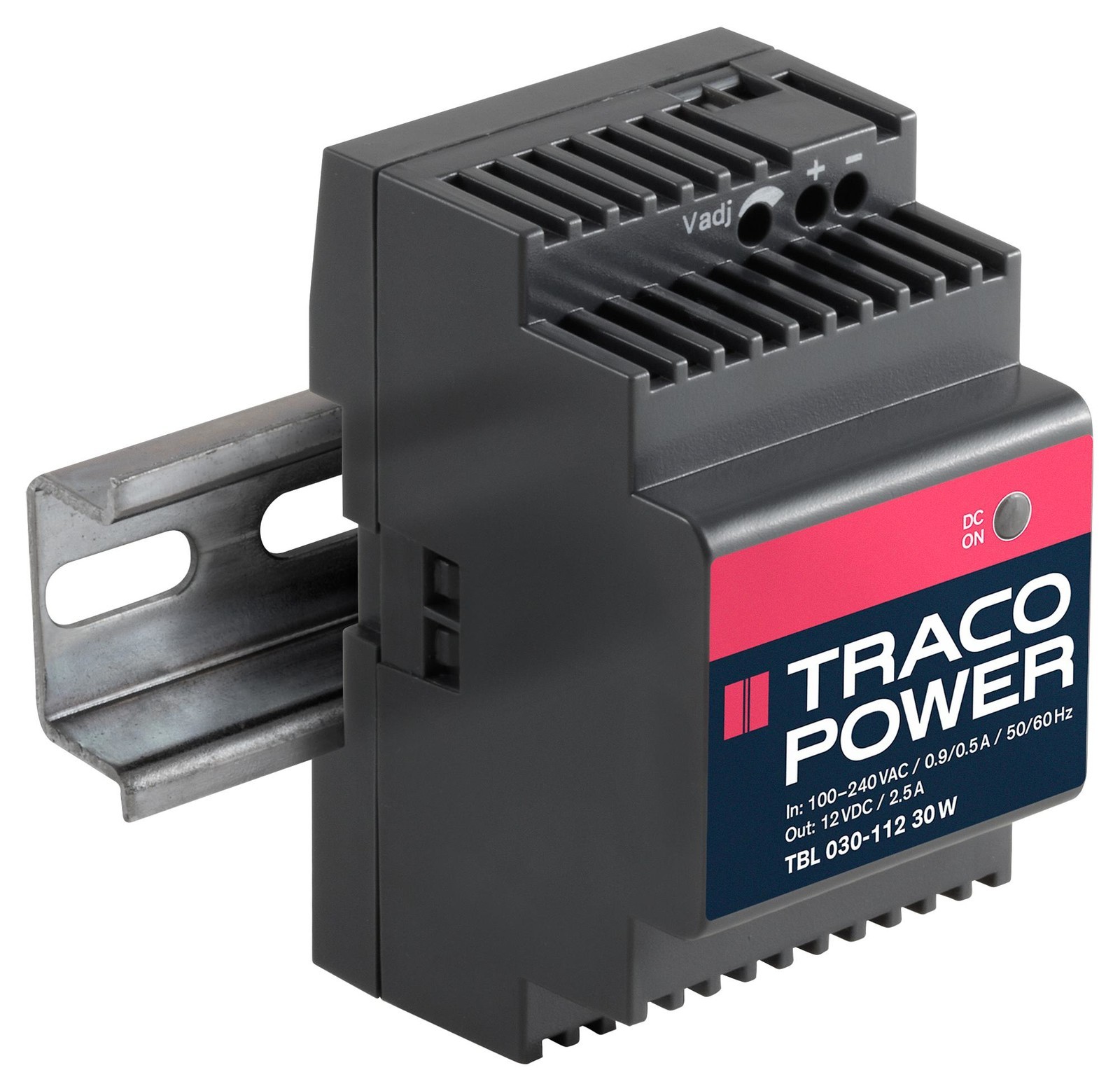 TRACO Power Tbl 030-124 Power Supply, Din-Rail, 24V, 1.25A, 30W