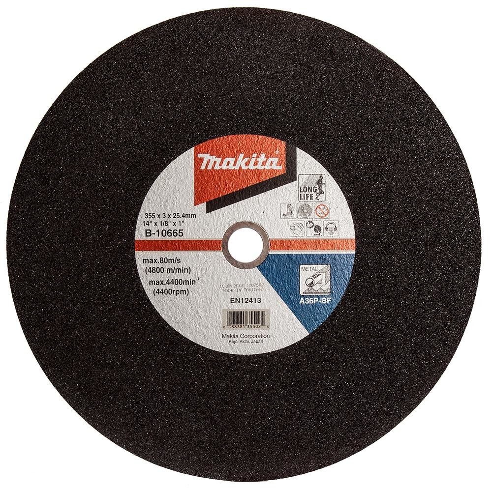 Makita B-10665 Metal Chopsaw Cutting Disc 355mm