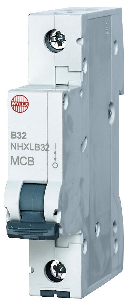 Wylex Nhxlb32 32A Single Pole B Curve Mcb