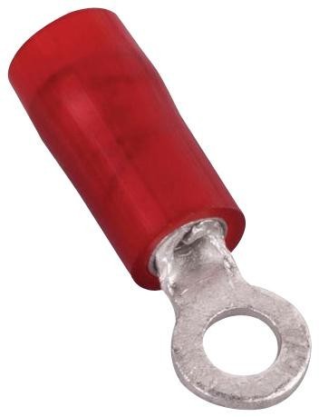 Amp Connectors / Te Connectivity 328657 Terminal, Ring Tongue, #2, 16Awg, Red