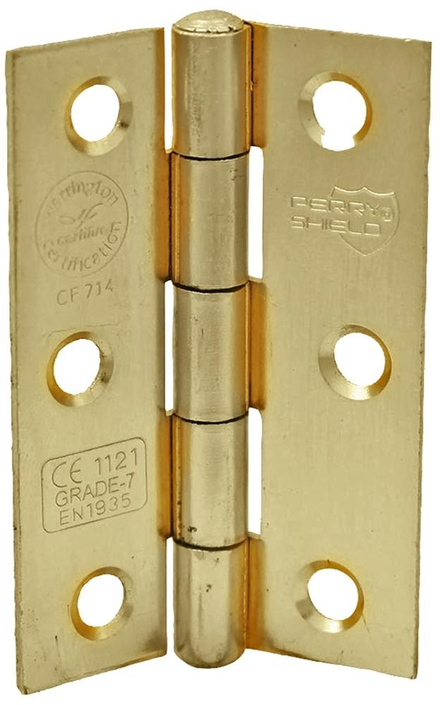 Perry Shield 5000-0075Eb-140 75mm 3In Ce7 Fire Door Hinge - Brassed