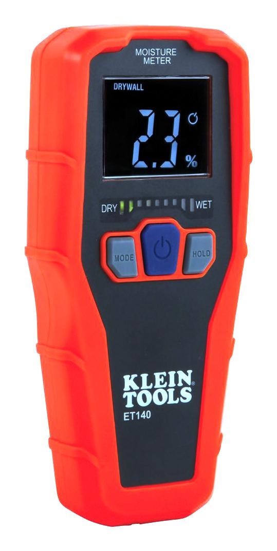 Klein Tools Et140 Moisture Meter, 10 To 40 Deg C
