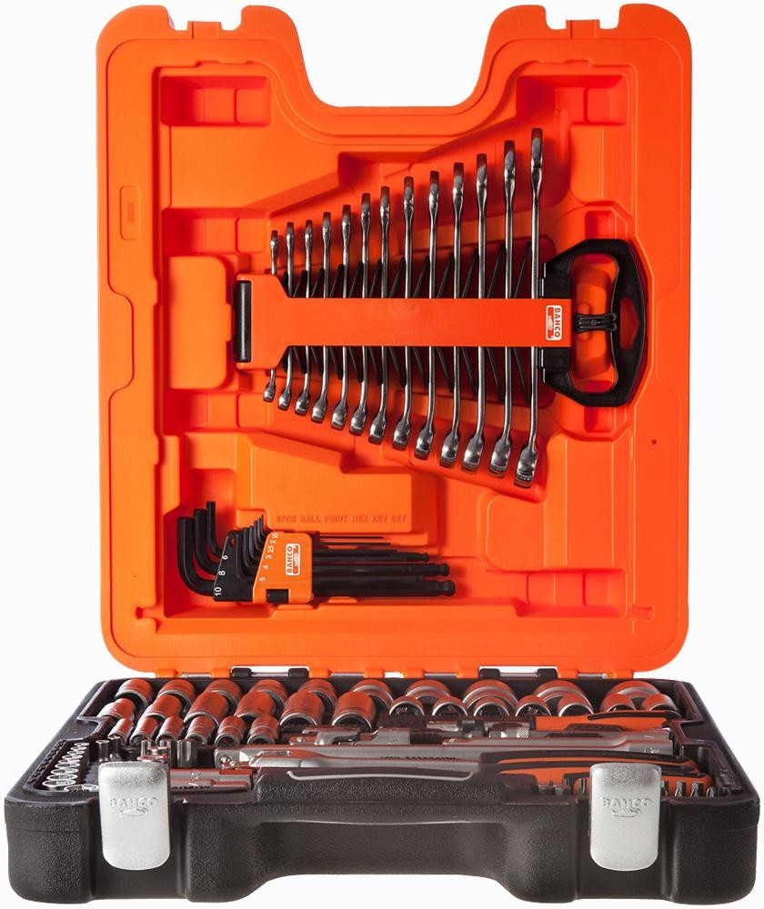 Bahco S103 Socket Set With Combination Spanner Set
