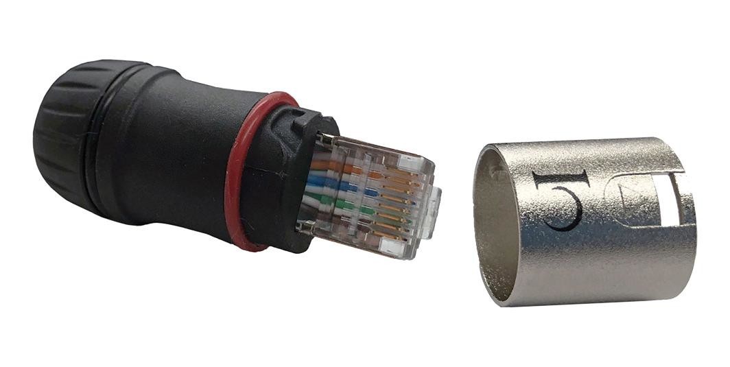 Io Audio Technologies Io-Ec-L Rj45 Connector, Plug, 8P8C, 1Port
