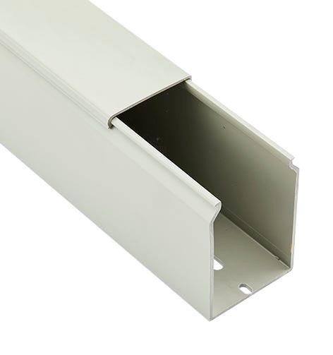 Betaduct 10480023Y Solid Wall Duct, Pvc, Gry, 50X25mm