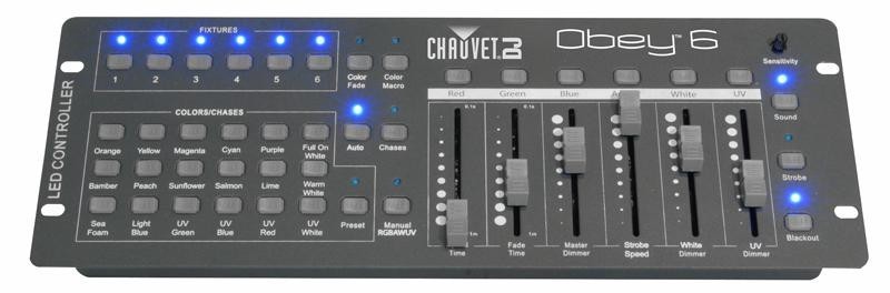 Chauvet Obey 6 Dmx Controller, 6 Channel