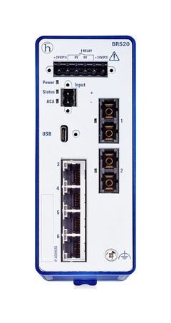 Hirschmann Brs20-8Tx Ethernet Switch, Rj45 X 8, Din Rail