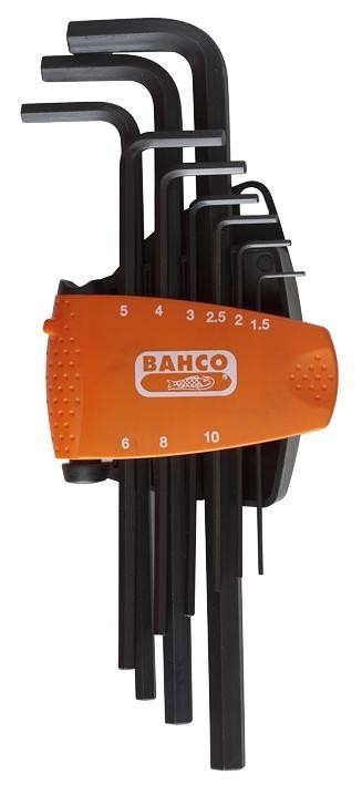 Bahco Be-9588 Hex Key Set, Long, 9Pc