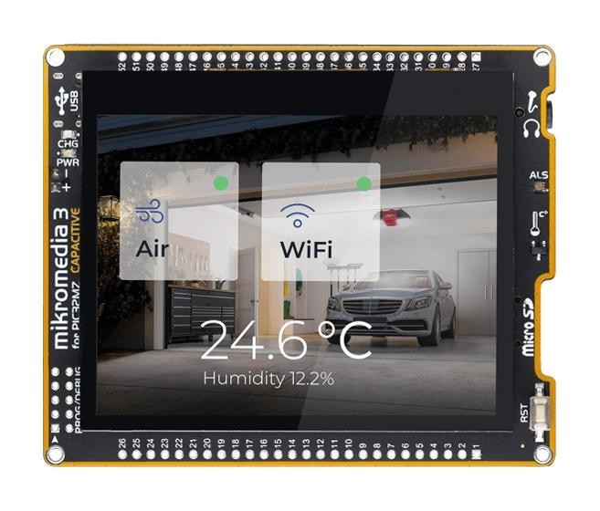 MikroElektronika Mikroe-4729 Dev Kit, Multimedia & Gui Centric