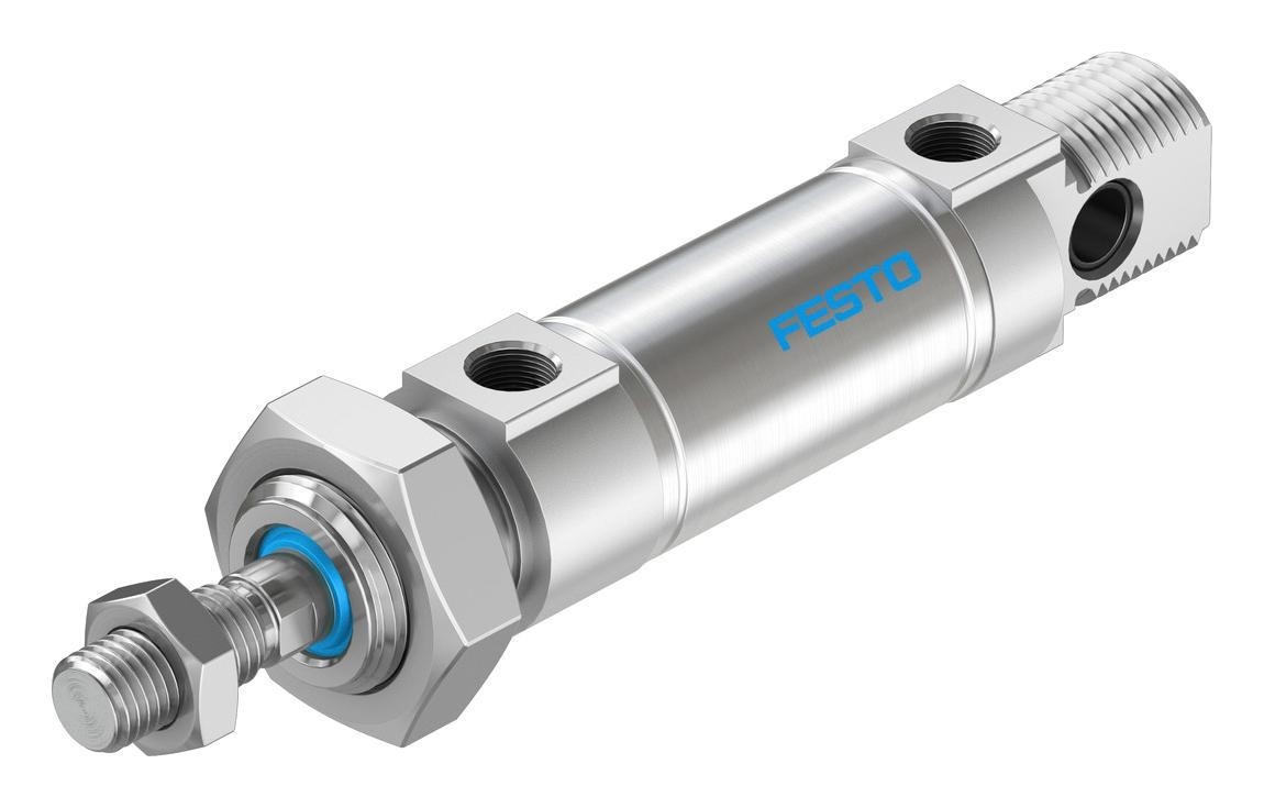 Festo Dsnu-25-10-Pps-A Cylinder, Dbl Acting, 25mm, 10Bar, 10mm