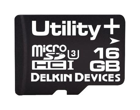 Delkin Devices S416Apge9-U3000-3 Microsdhc Card, Uhs-1, Cls 10, 16Gb, Mlc
