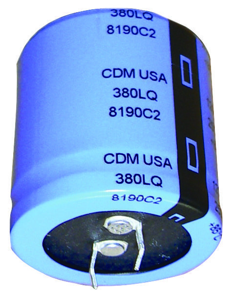 Cornell Dubilier 380Lq271M400K022 Aluminum Electrolytic Capacitor 270Uf, 400V, 20%, Snap-In