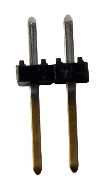 Samtec Mtlw-102-07-L-S-250 Connector, Header, 2Pos, 1Row, 2.54mm