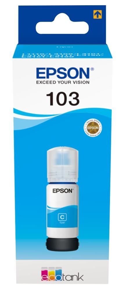Epson C13T00S24A10 Ink Cartridge, Ecotank, 103, Cyan