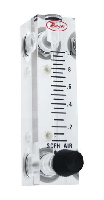 Dwyer Vfa-22-Ssv Air Flowmeter, 6.9Bar, 1Lpm, 1/8