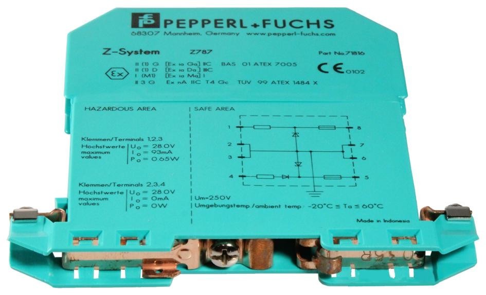 Pepperl+Fuchs Pa Z787 Zener Barrier
