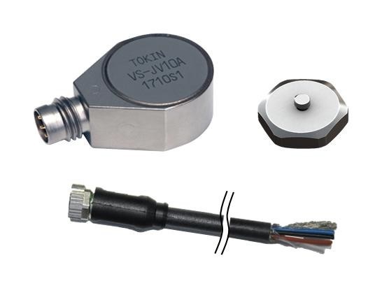 KEMET Vs-Jv10A-K04 Vibration Sensor W/ Cable, 500Ua, 5V