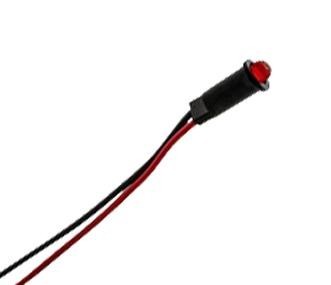 Dialight 558-0101-027F Red, .158 Led Pmi, Pvc Free 94T8326