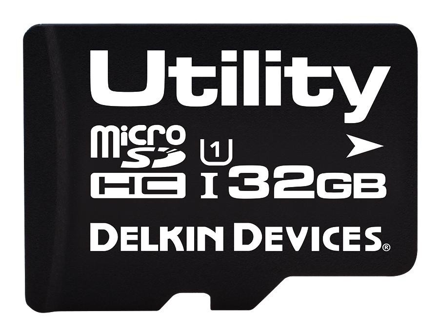Delkin Devices S432Fstml-U3000-3 32Gb 3D Microsd Card -25C - +85C Smart