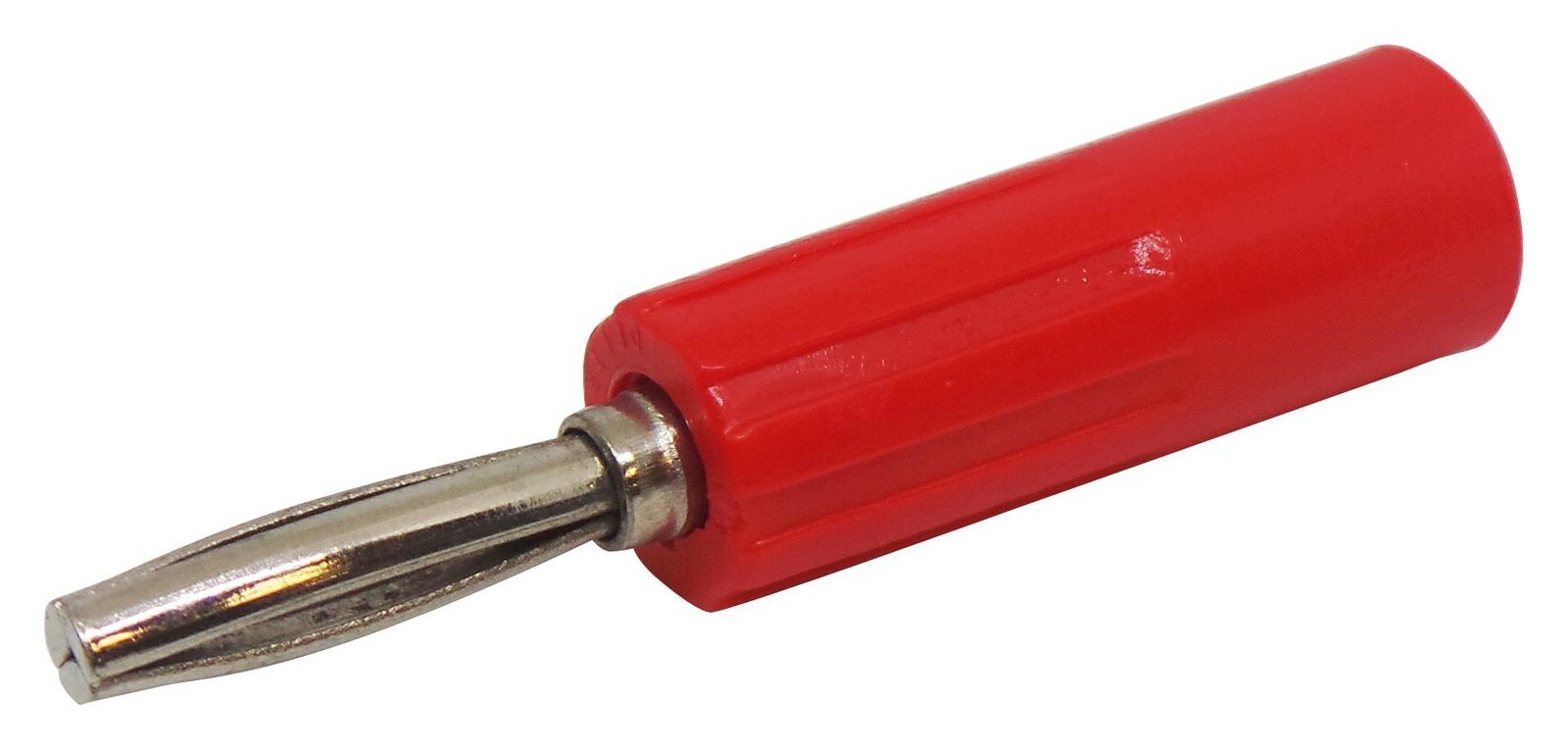 Deltron Components 557-0500-01 Plug, 4mm, Triple Contact, Red
