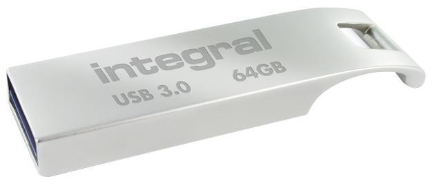 Integral Infd64Gbarc3.0 64Gb Metal Arc Usb3.0 Flash Drive