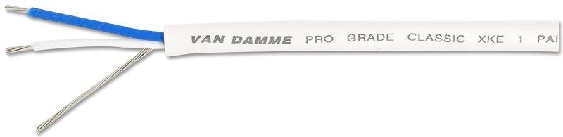 Van Damme 268-064-090 Cable,1 Pair Install, White, 100M