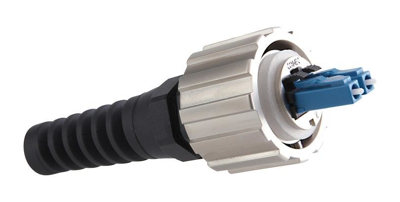 Amphenol Conec 17-300200 Fo Adapter, Lc Duplex Plug-Plug, Sm