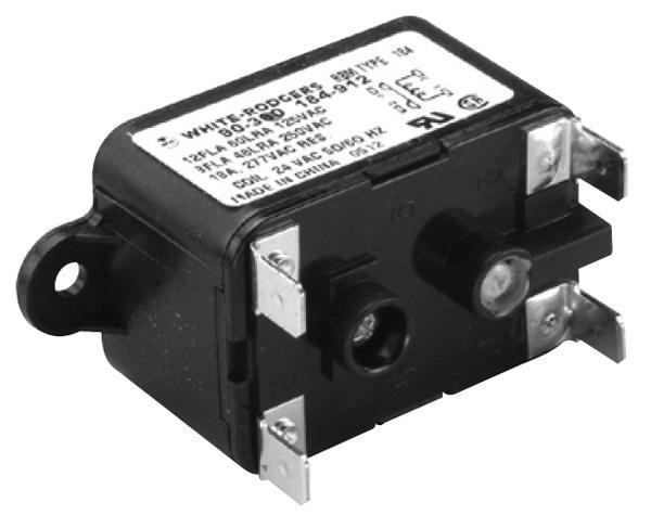White Rodgers 90-372 Relay, Spdt, 277Vac, 18A