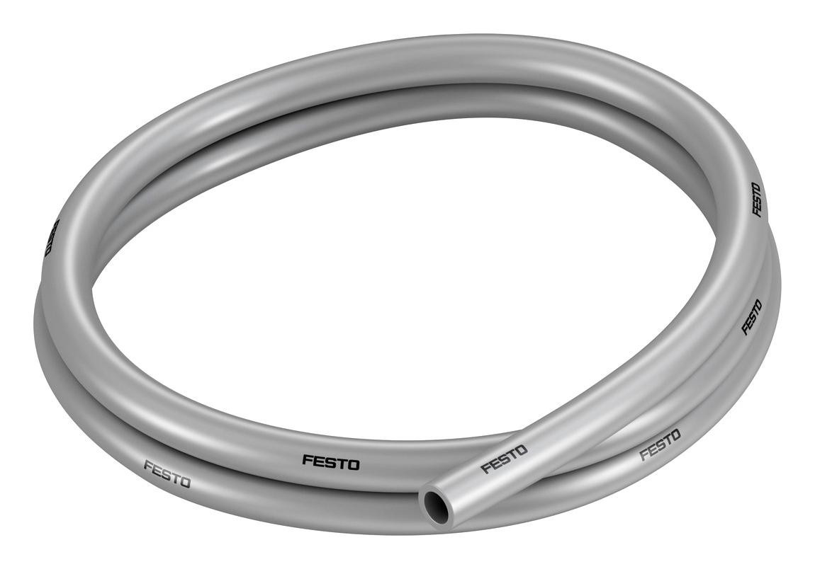 Festo Pun-H-12X2-Si Plastic Tubing, 10Bar, Pu, 50M, Silver