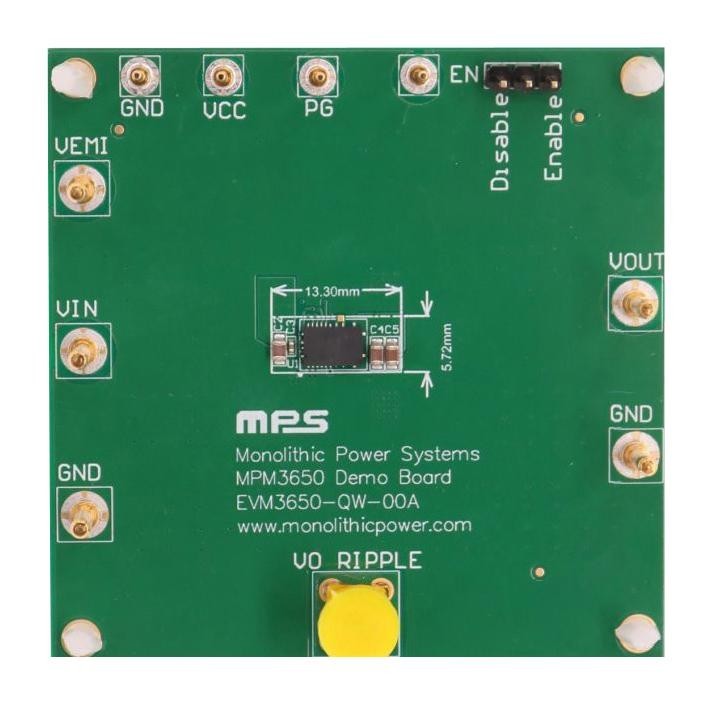 Monolithic Power Systems (Mps) Evm3650-Qw-00A Eval Board, Synchronous Buck Module