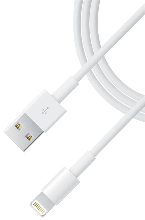 Apple Md819Zm/a Bulk Usb Cable, 2.0A Plug-Lightning Plug, 2M